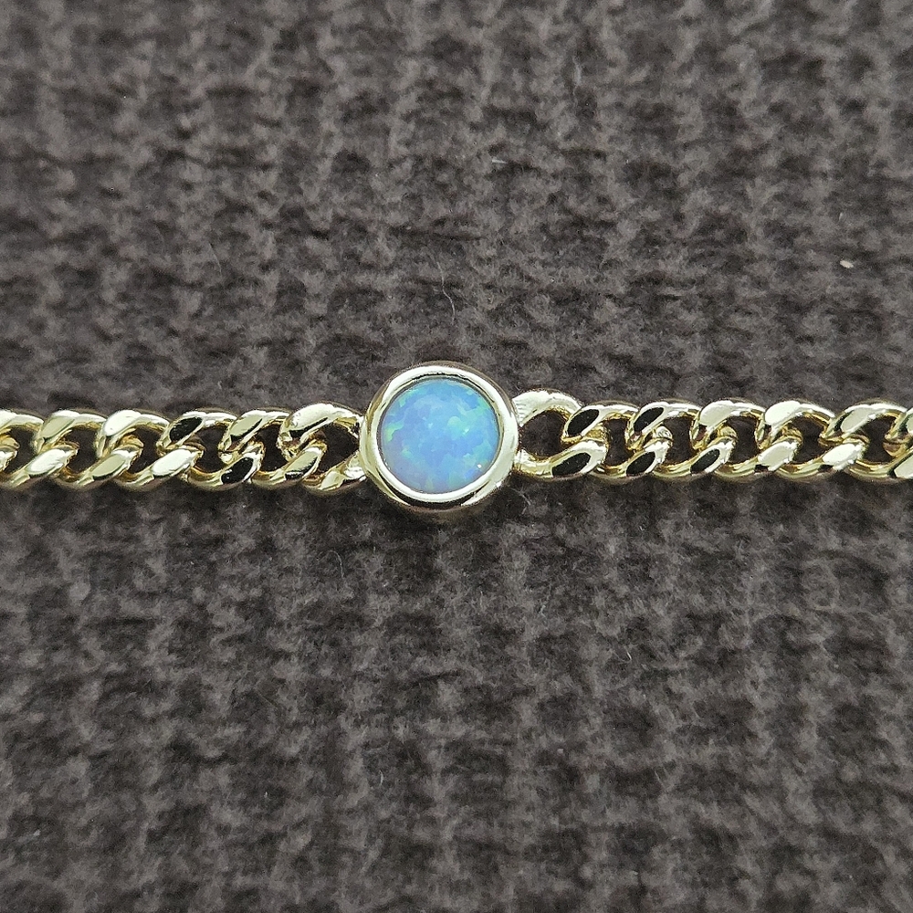 Neo Relique Light Blue🩵 Kyocera Opal Anklet🦶 - NIB - Picture 10 of 15